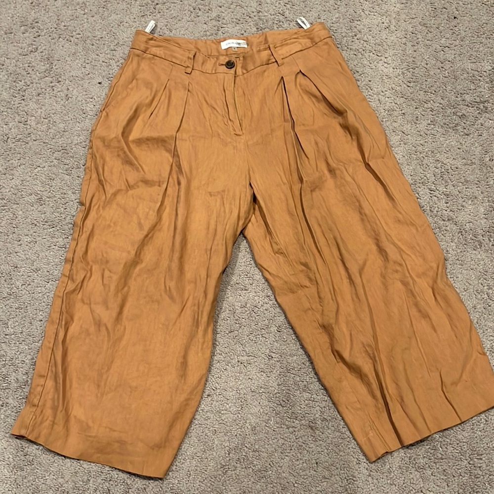 Trouser, pleated pant, Calvin Klein, size 8